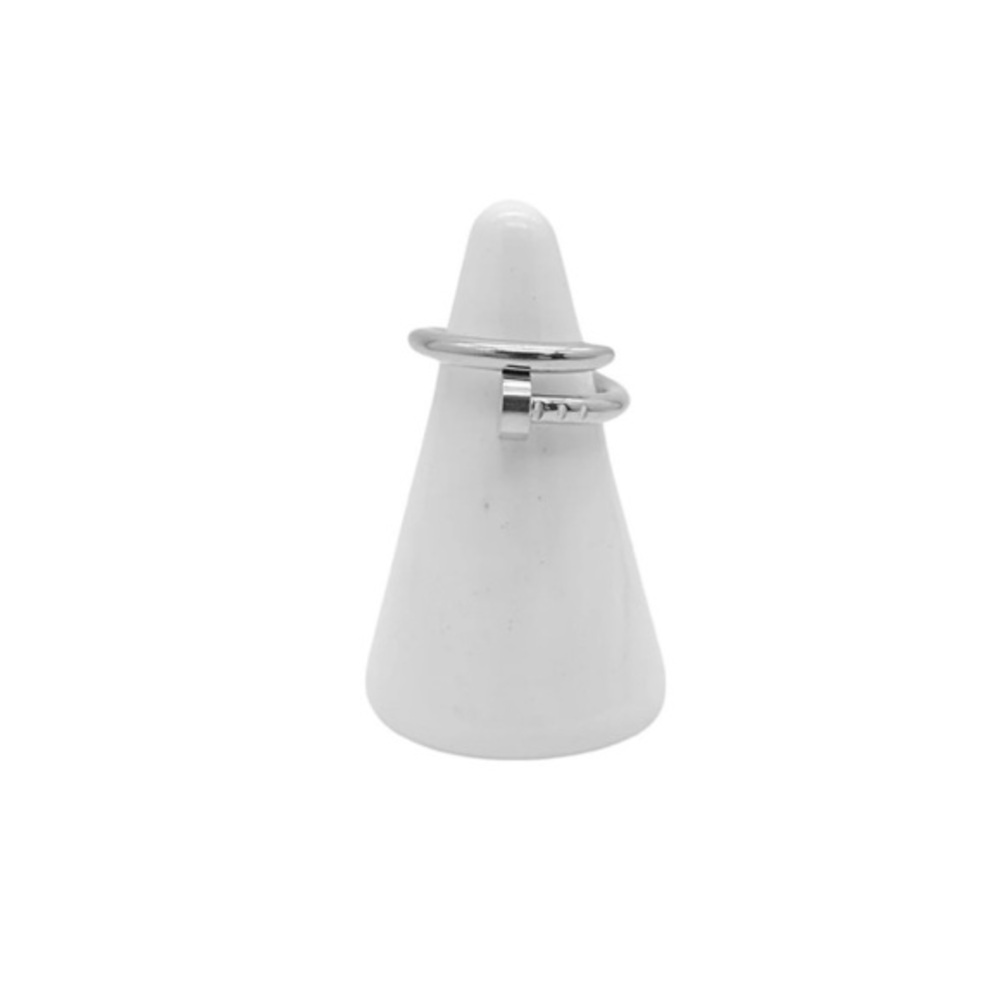 Generic Stainless Steel Nail Ring in Silver